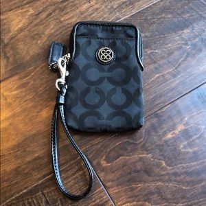 Coach Mini Pouch Wristlet